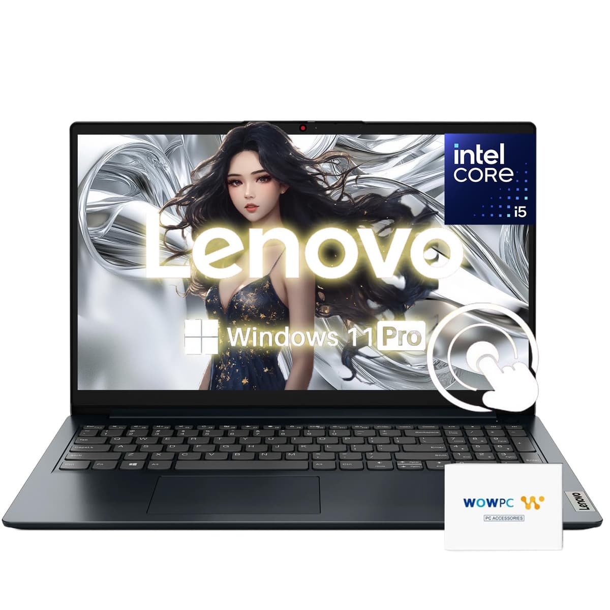 Lenovo Premium Laptop 15.6" FHD Touch, 40GB RAM, 2TB SSD + 512GB, Intel Core i5-1235U, Wi-Fi 6, Windows 11 Pro Business Laptop