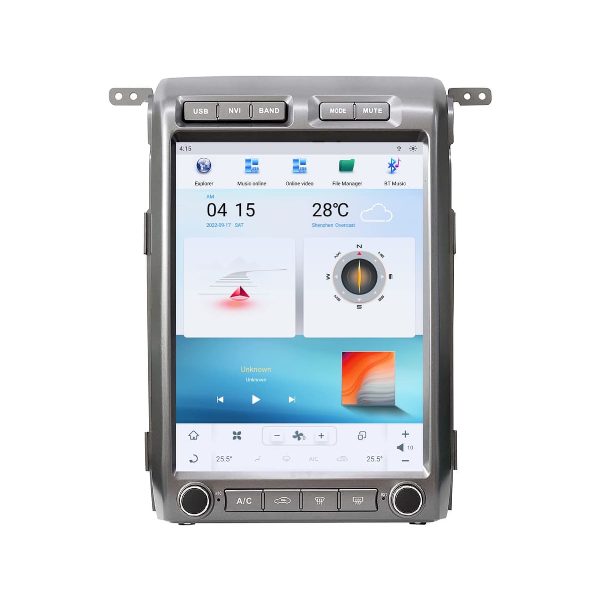 CARSOLL Tesla Style Radio 13" IPS para Ford F-150 (2009-2014) con Android 11, 4GB RAM, 64GB ROM - Tipo 1