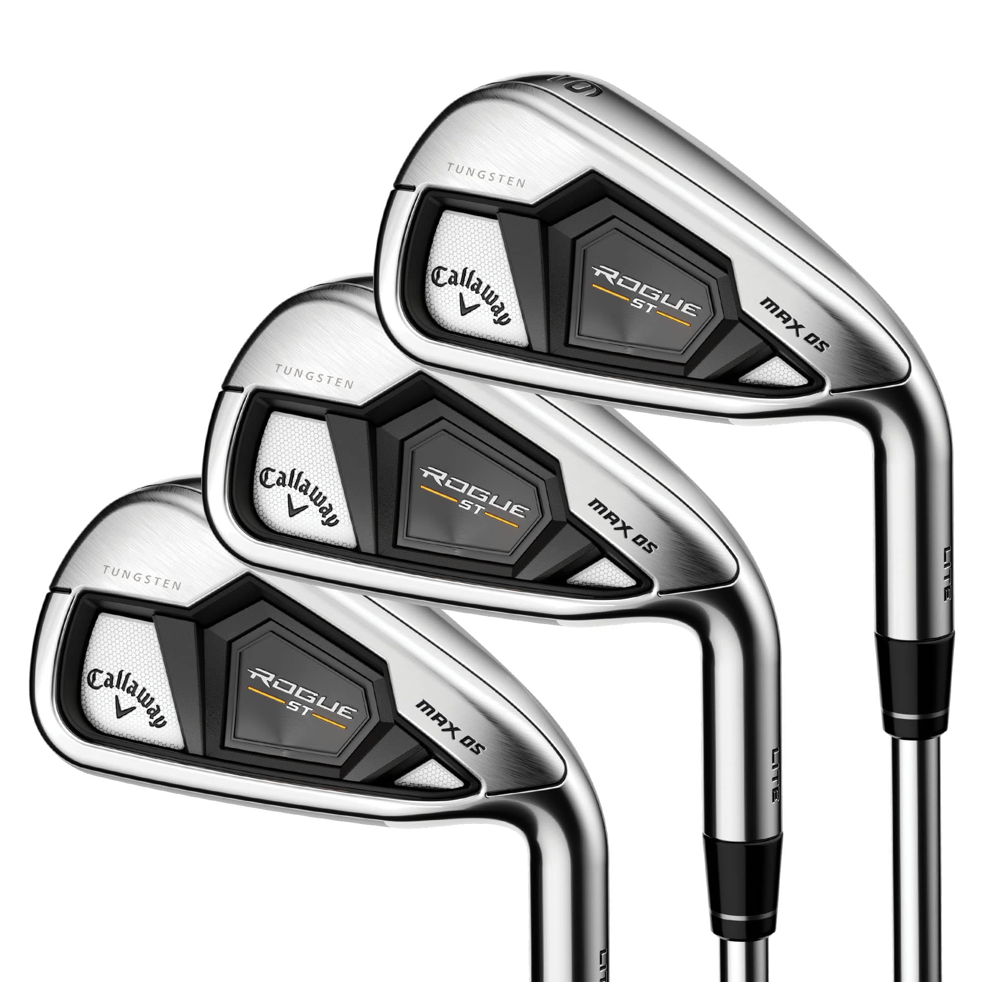 Callaway Rogue ST Max OS Lite Juego de Hierros (Para Zurdos, Regular, 6-PW, AW, GW, Juego de 7) 4G577630K2006