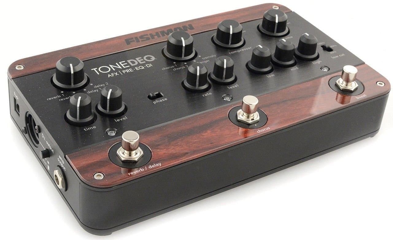 Preamp acústico para instrumentos Fishman ToneDEQ con efectos PRO-DEQ-AFX
