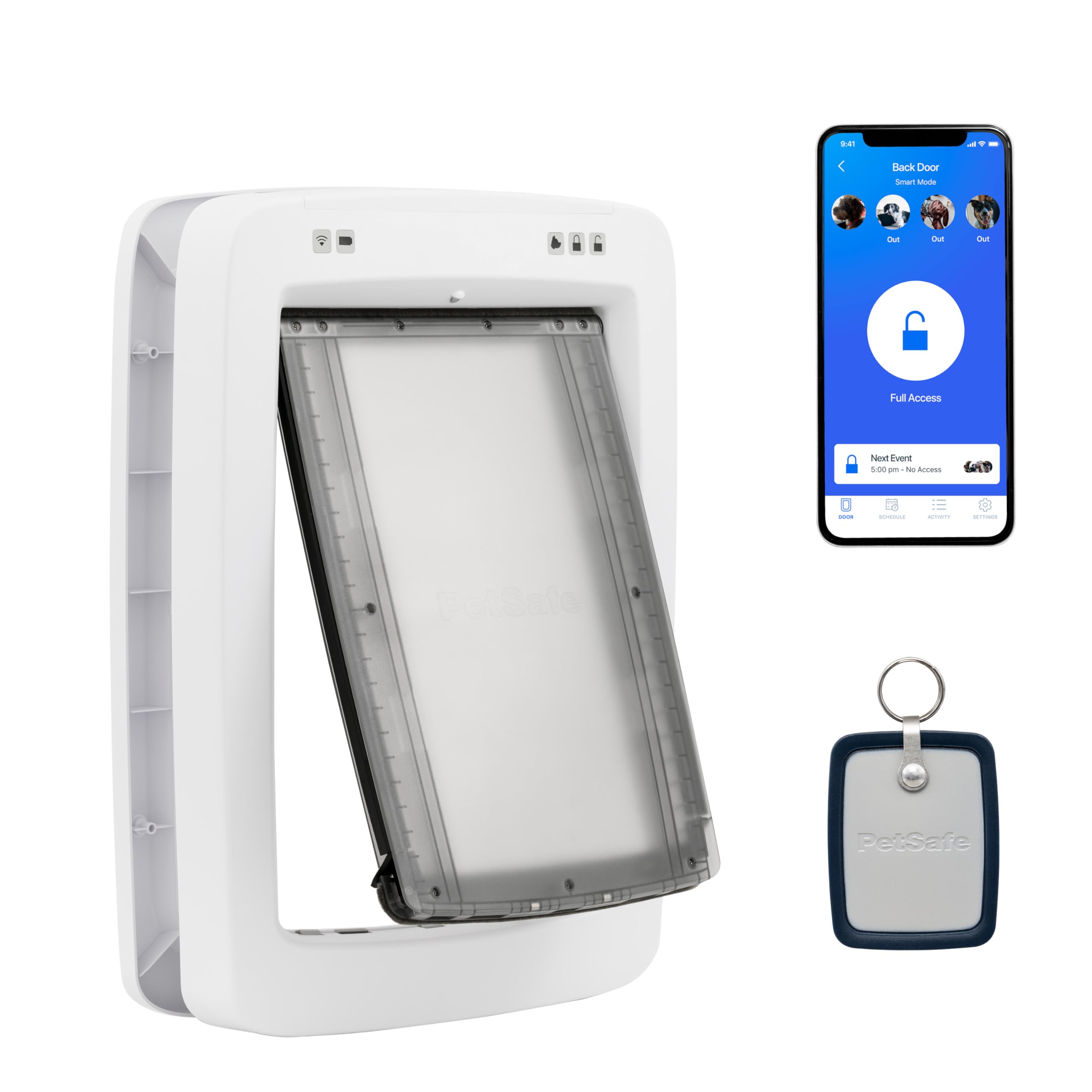 PetSafe SmartDoor Puerta para Mascotas Controlada por App (Grande) ZPA19-17253