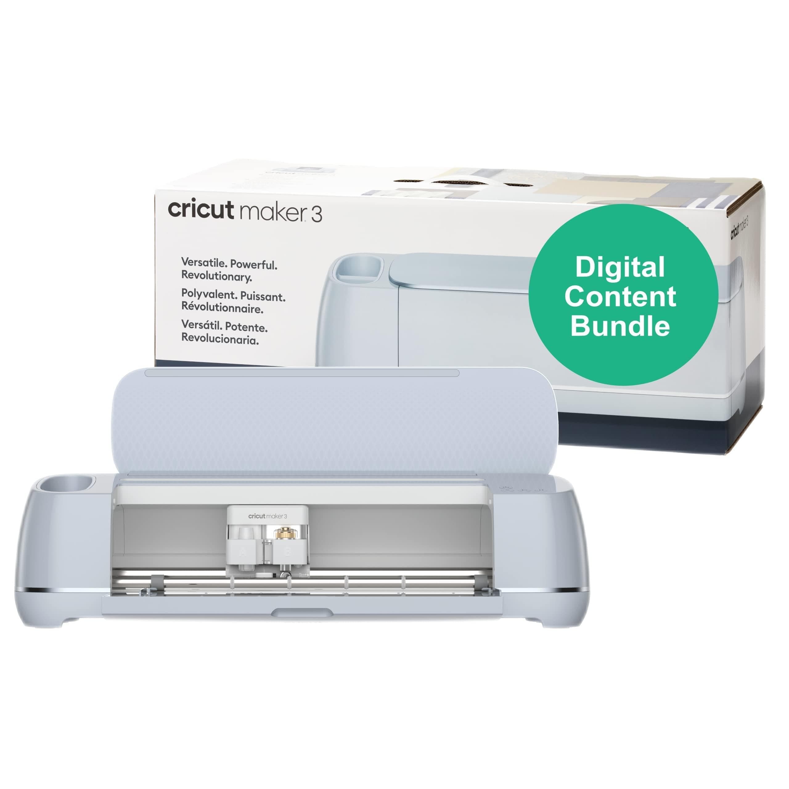 Cricut Maker 3 Smart Cutting Machine - Ultimate Digital Value Bundle 8002020