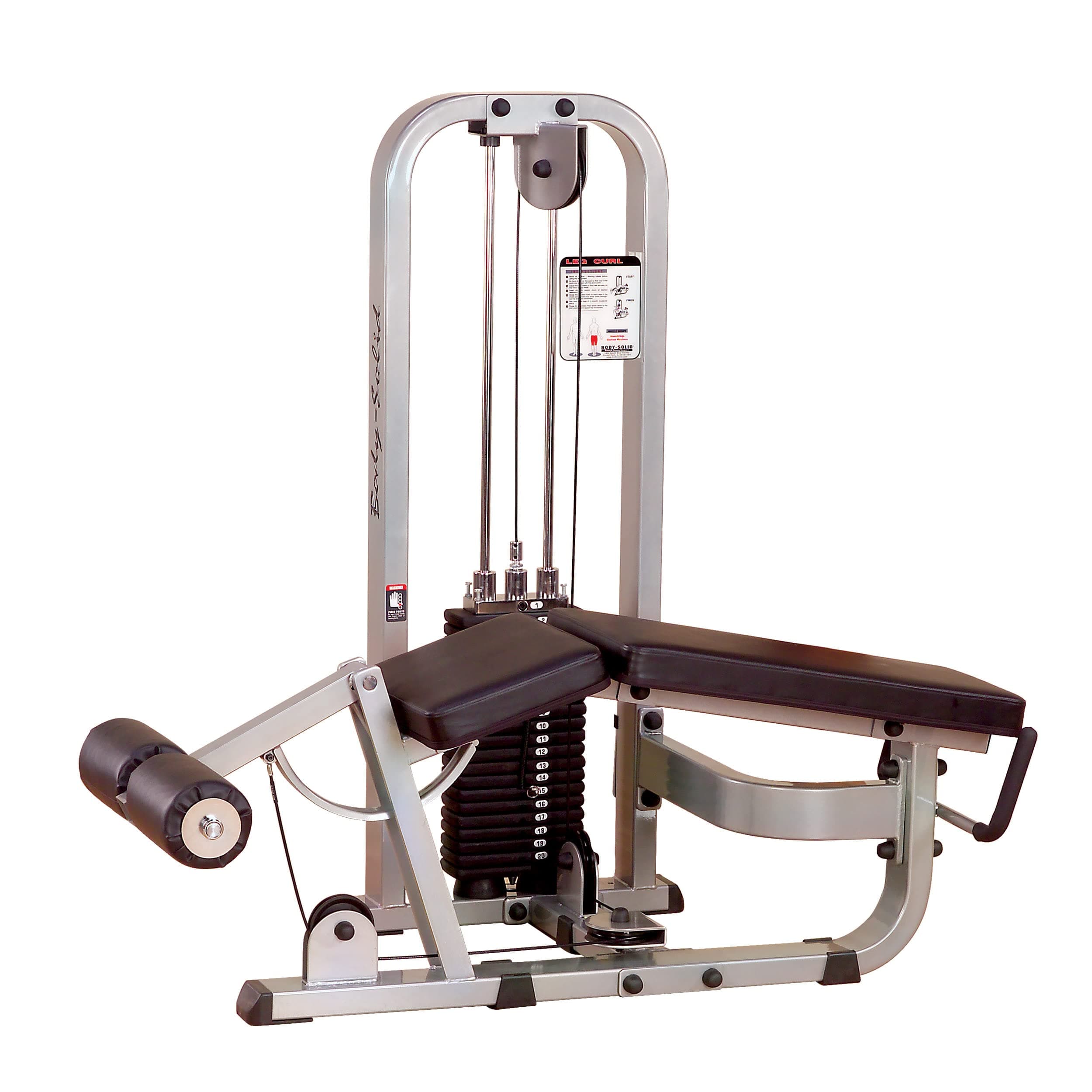 Body-Solid SLC-400G/3 Leg Curl Machine, 310 lb Stack