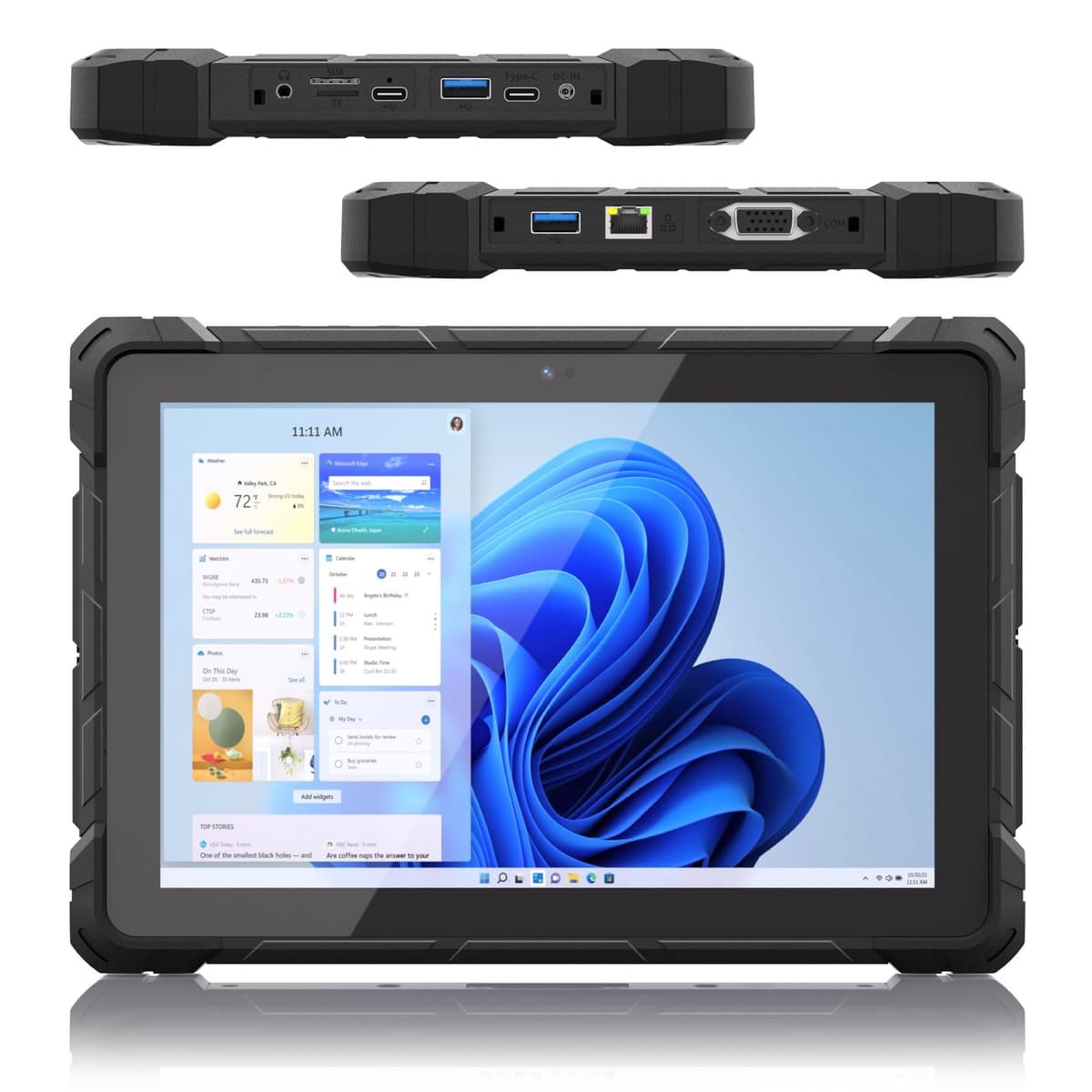 HEIGAOLAPC HEIGAOLA Tableta Rugerizada 10.1" PC con Windows 11 Pro, IP67 Resistente al Agua, Batería 16000mAh, Procesador Intel N100, 8GB RAM 128GB SSD, 4G LTE, GPS, Tableta Industrial para Trabajo de Campo F9R