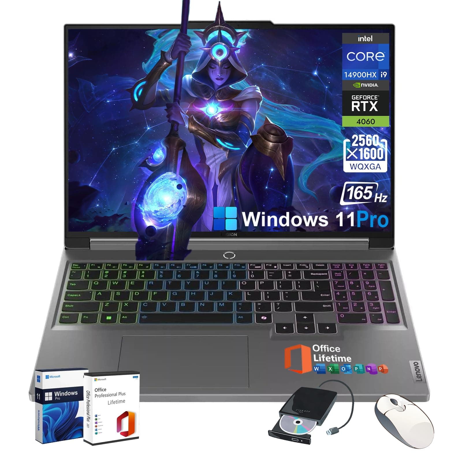 Lenovo Legion Pro 5i 16" i9-14900HX RTX 4060 (32GB DDR5, 2TB SSD) - Windows 11 Pro Lenovo Legion 5i