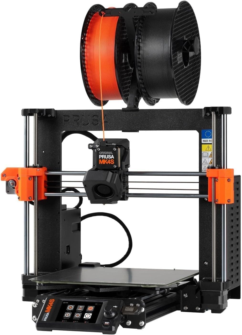 Original Prusa MK4S Impresora 3D ensamblada y lista para usar, incluye 1kg Prusament PLA 1BF8-UP3N-XCBP