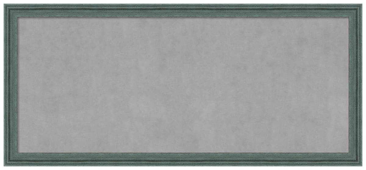 Amanti Art Pizarra Magnética enmarcada Upcycled Teal Grey 51 x 23" (área magnética 48 x 20) 28588291140