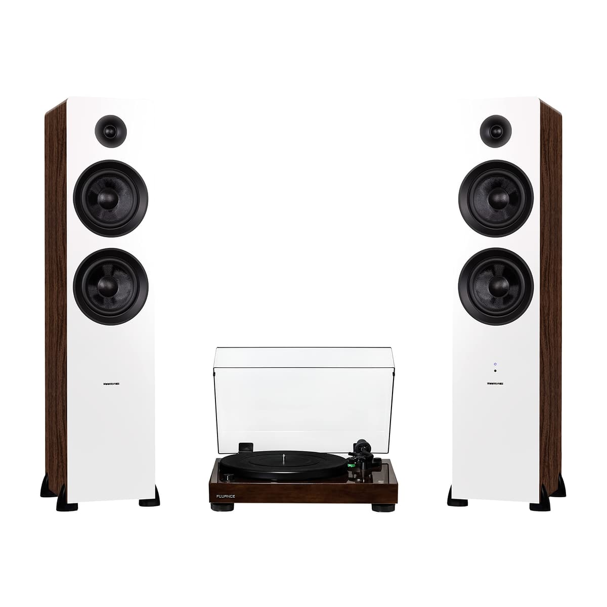 Fluance RT81 Elite con parlantes Ai81 150W (Walnut) RT81AI81WW