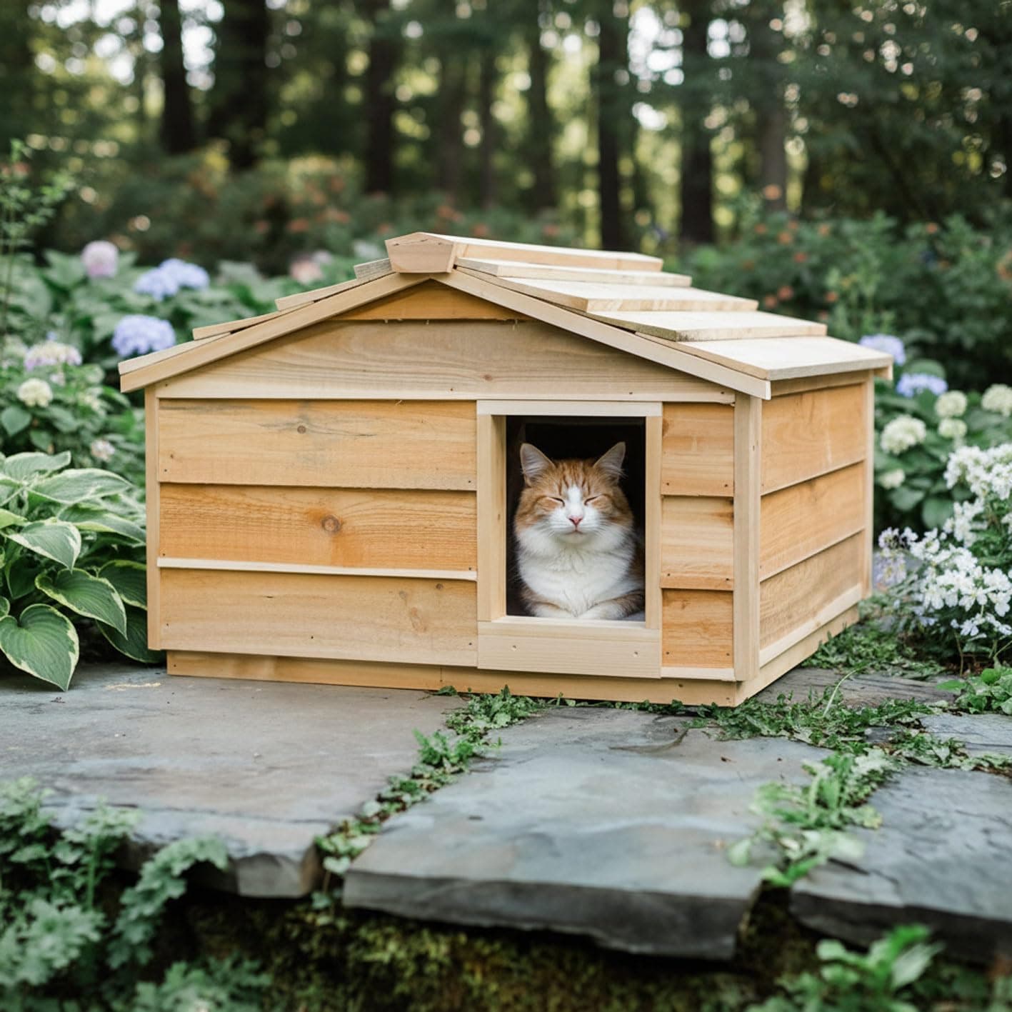 Casa para Gatos al Aire Libre Extra Grande CozyCatFurniture 115143