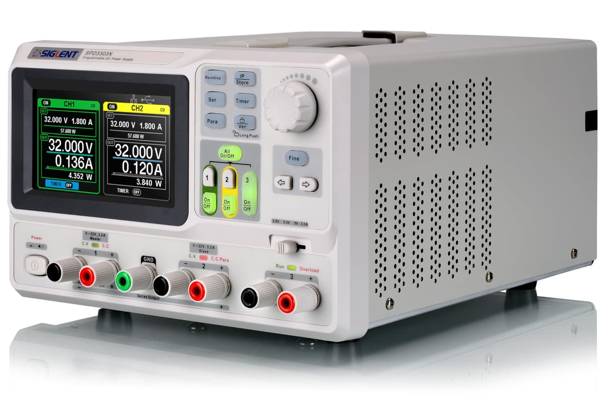 Fuente de alimentación de triple salida Siglent Technologies SPD3303X-E