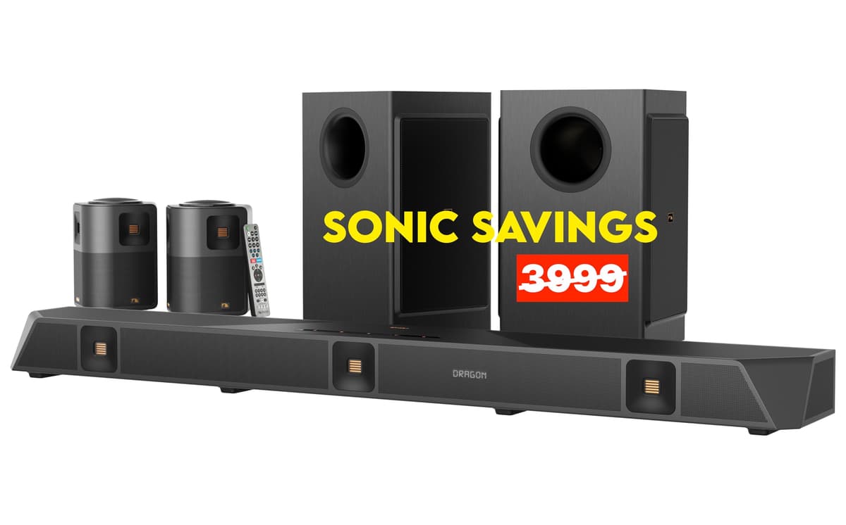 Nakamichi Dragon 11.4.6 Home Surround Sound System - Dolby Atmos y DTS:X Pro, Barra 58" con 4 Subwoofers