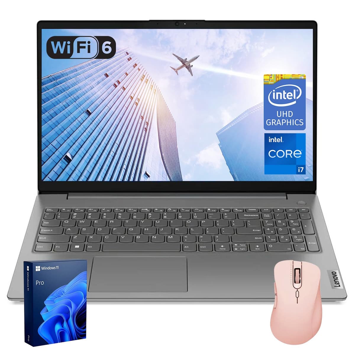 Lenovo V15 15.6" FHD i7-13620H, 40GB RAM, 2TB SSD, Windows 11 Pro + Thunderobot mouse V15 G4