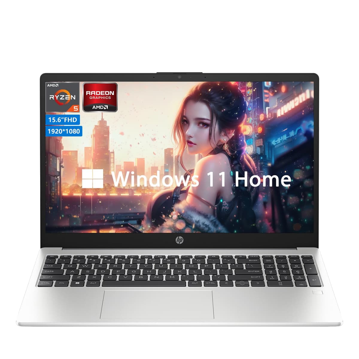 HP 255 G10 - AMD Ryzen 5 7530U, 15.6" FHD IPS, 16GB RAM, 2TB SSD, Windows 11 Pro ‎TPN-C151