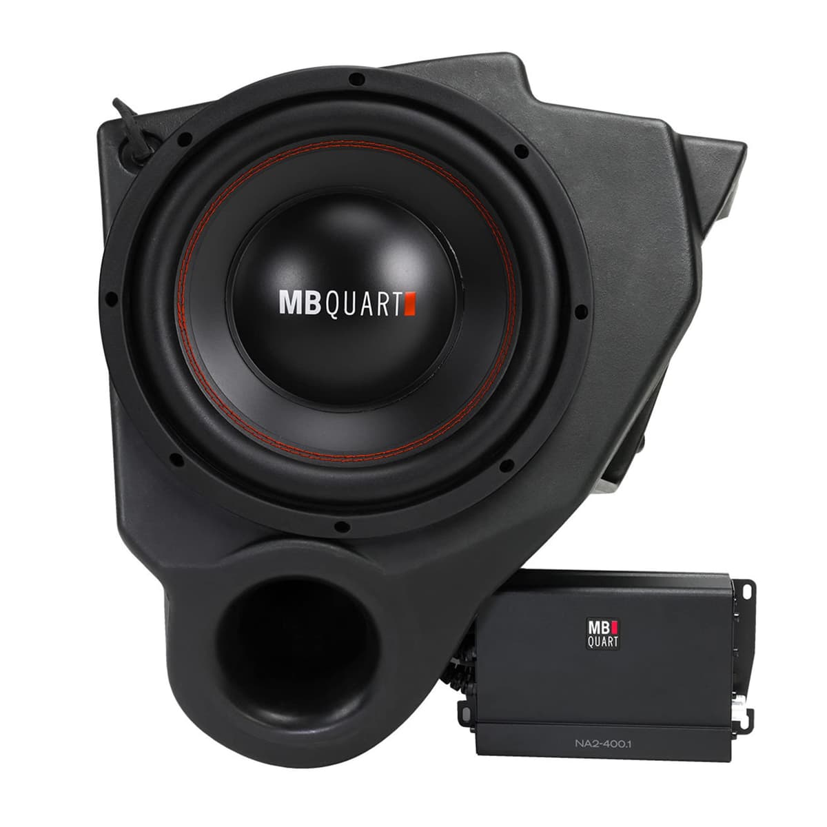 MB Quart MBQR-SUB-2 Sistema de Subwoofer ATV Sintonizado para Polaris RZR 400 Vatios Etapa 2