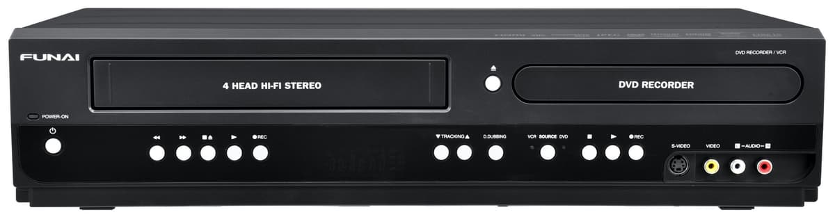Grabador combinado VCR y DVD Funai (ZV427FX4) (Reacondicionado) gweyrhnbd-427