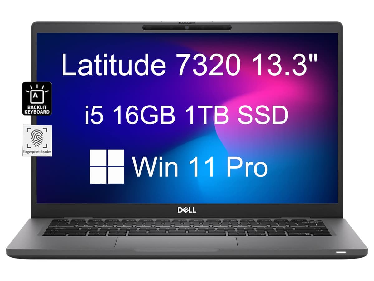 Dell Latitude 7320, Computadora portátil estándar Latitude 7320 1TB SSD Plateada, Plateado (Reacondicionada) Latitude 7320-cr