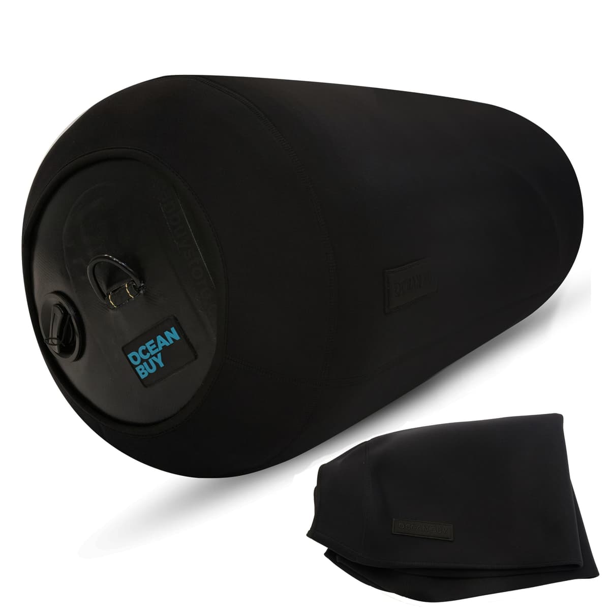 Defensa inflable Ocean Buy Duo con funda - 24 x 65, resistente para muelles, barcos y yates