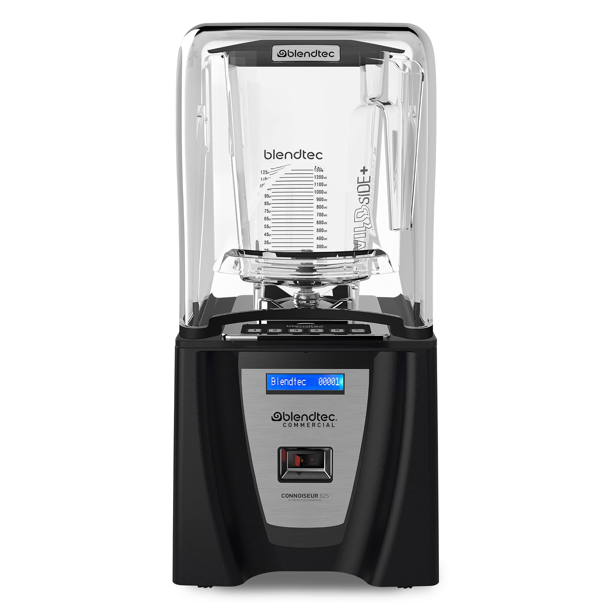 Blendtec Connoisseur 825 con jarra WildSide+ (96 oz) y carcasa acústica, Negro 719377419932