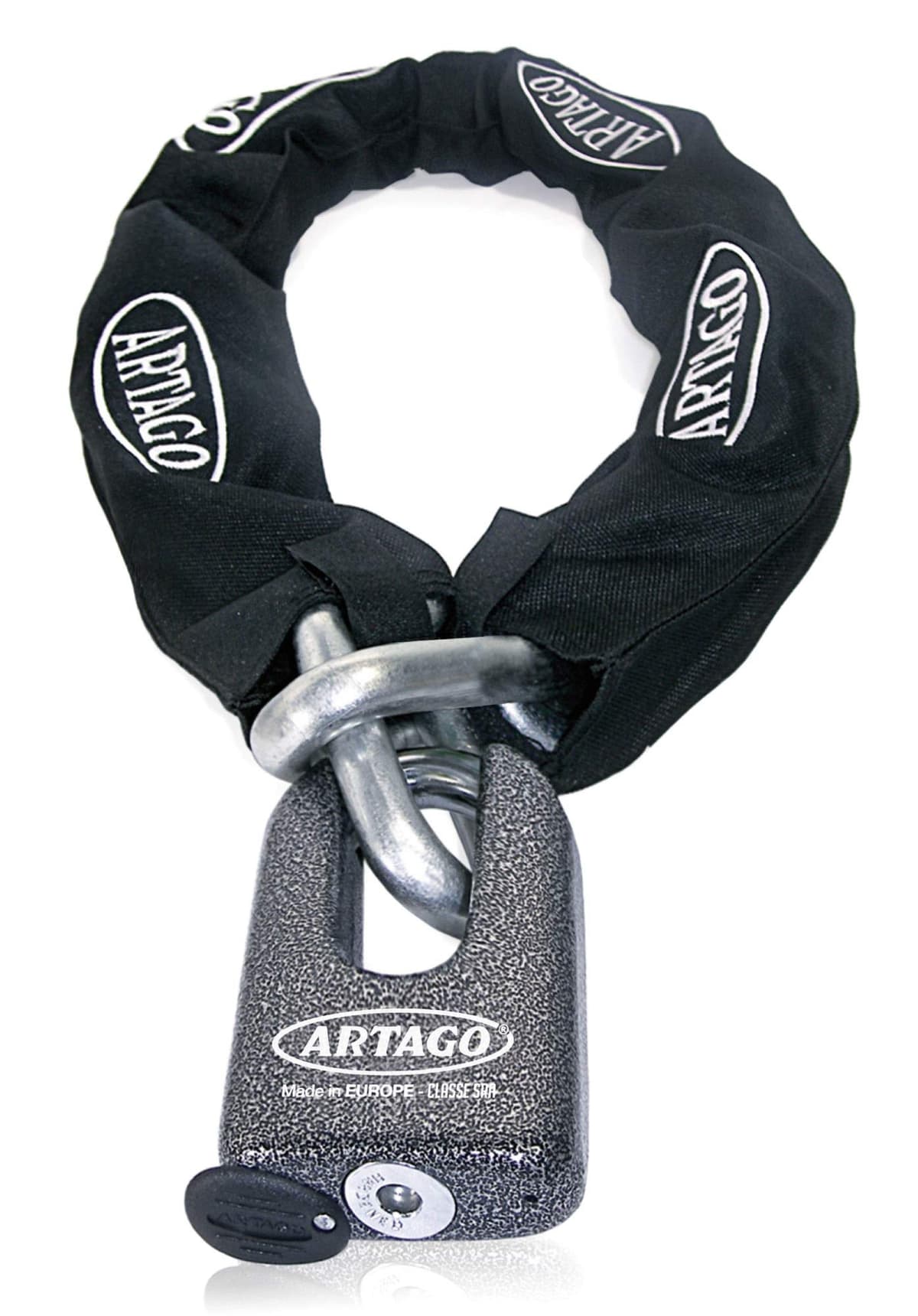 Artago Secure 69T150 cadena antirrobo 14 mm x 150 cm para moto/bici