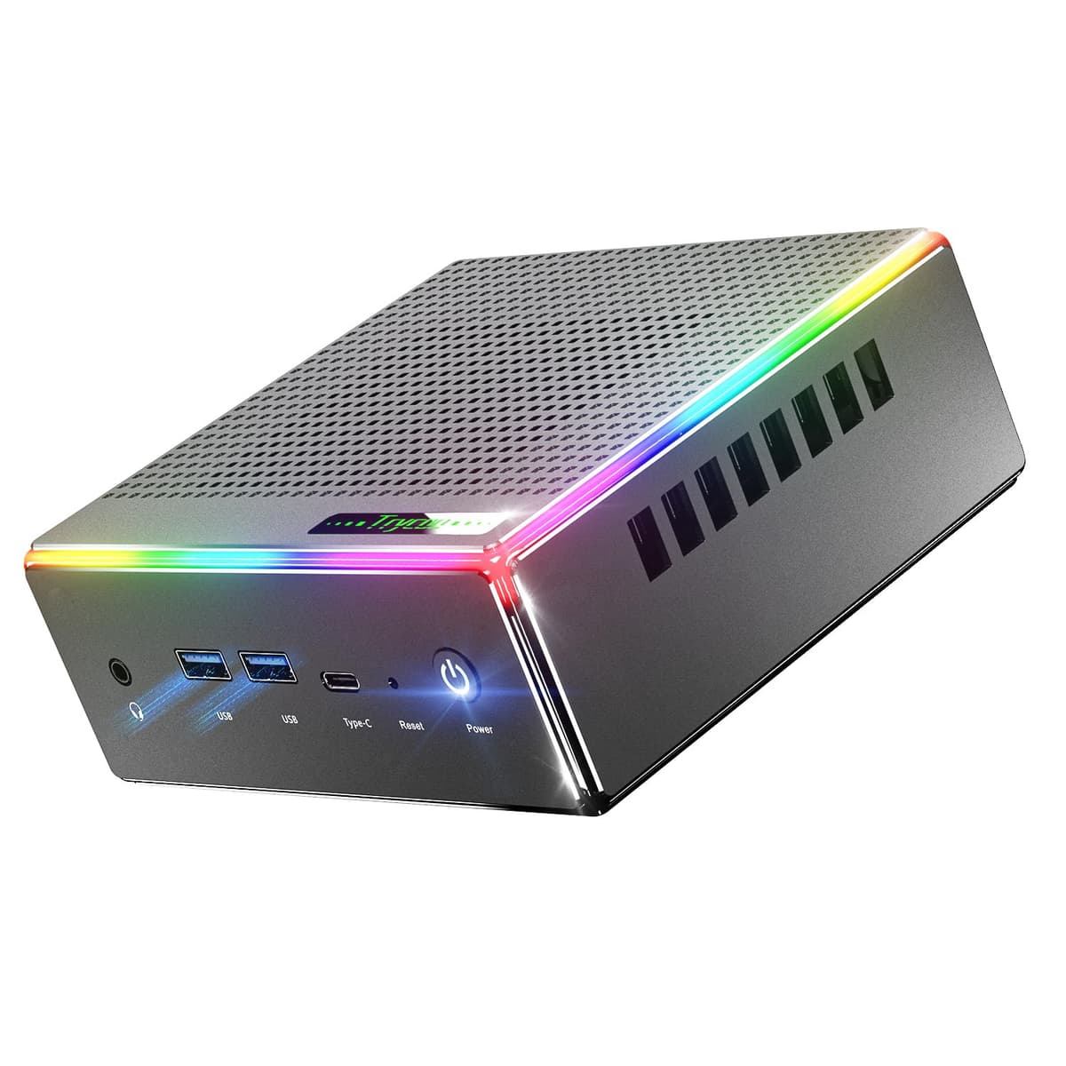 Trycoo Mini PC HA-4 con AMD Ryzen 7 7840HS, 16GB DDR5 y 512GB NVMe - WiFi6, BT5.2, 2.5Gb LAN HA-4 7840HS