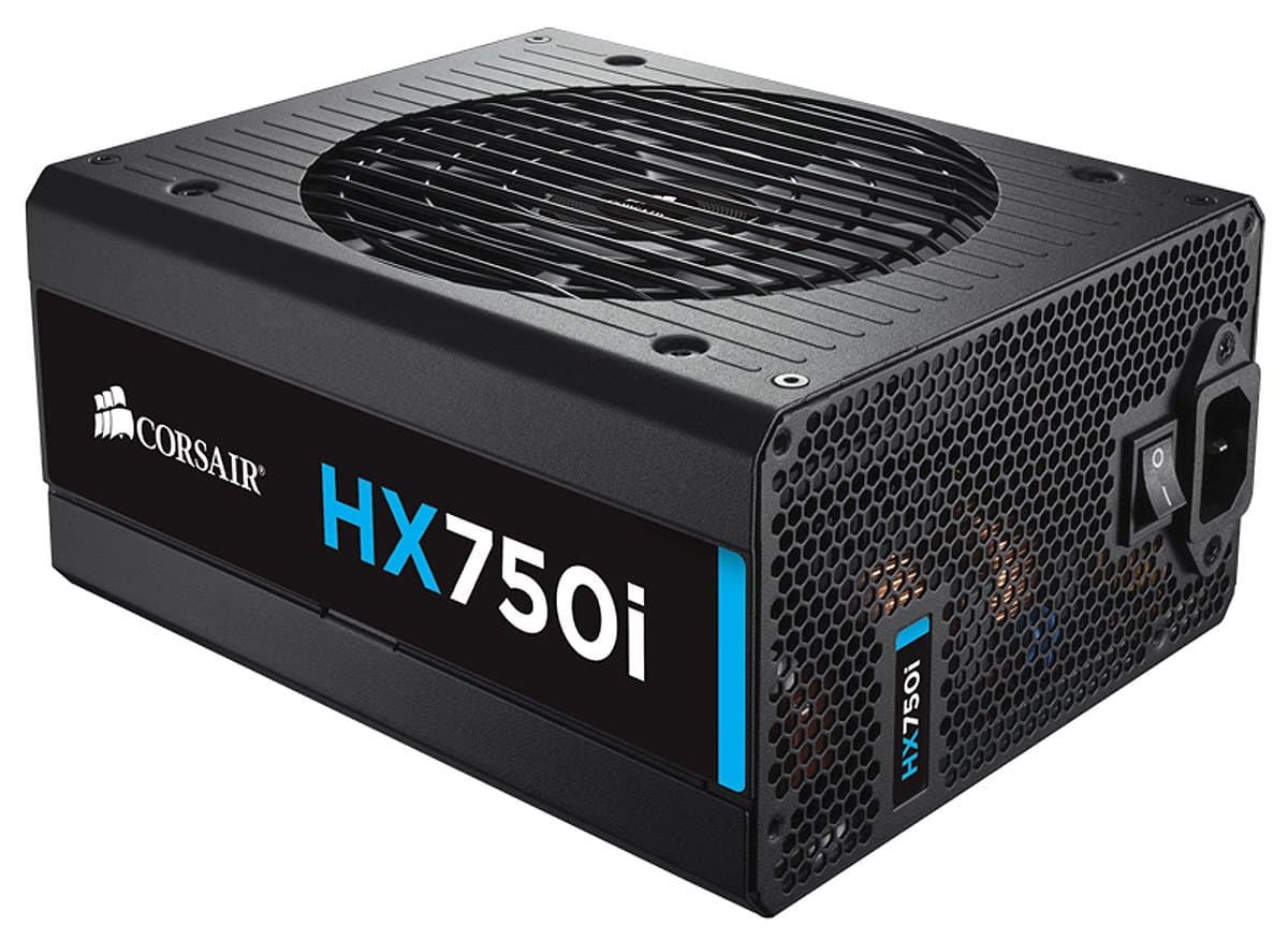 Fuente de Poder Corsair HX750i COR 750W, Negra CP-9020072-EU