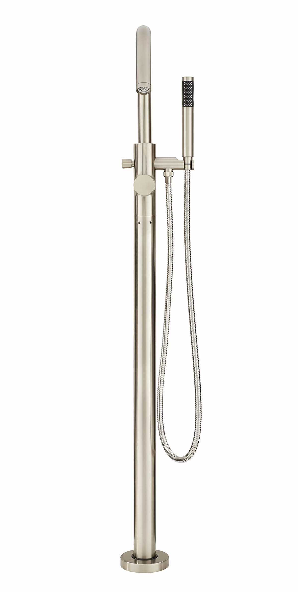 Pfister RT61MFK Llenador de Bañera Moderno Independiente con Ducha de Mano, Níquel Cepillado FBA_RT6-1MFK