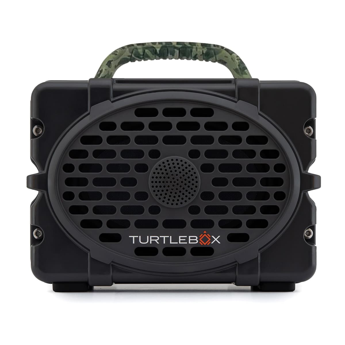 Turtlebox Original Gen 3 Portable Bluetooth Speaker - Ultra-Loud, IP67, Rugged, 3 Días de Batería, Gray/Camo TB-ORIG-G3-GRAY-CAMO-BLK-1