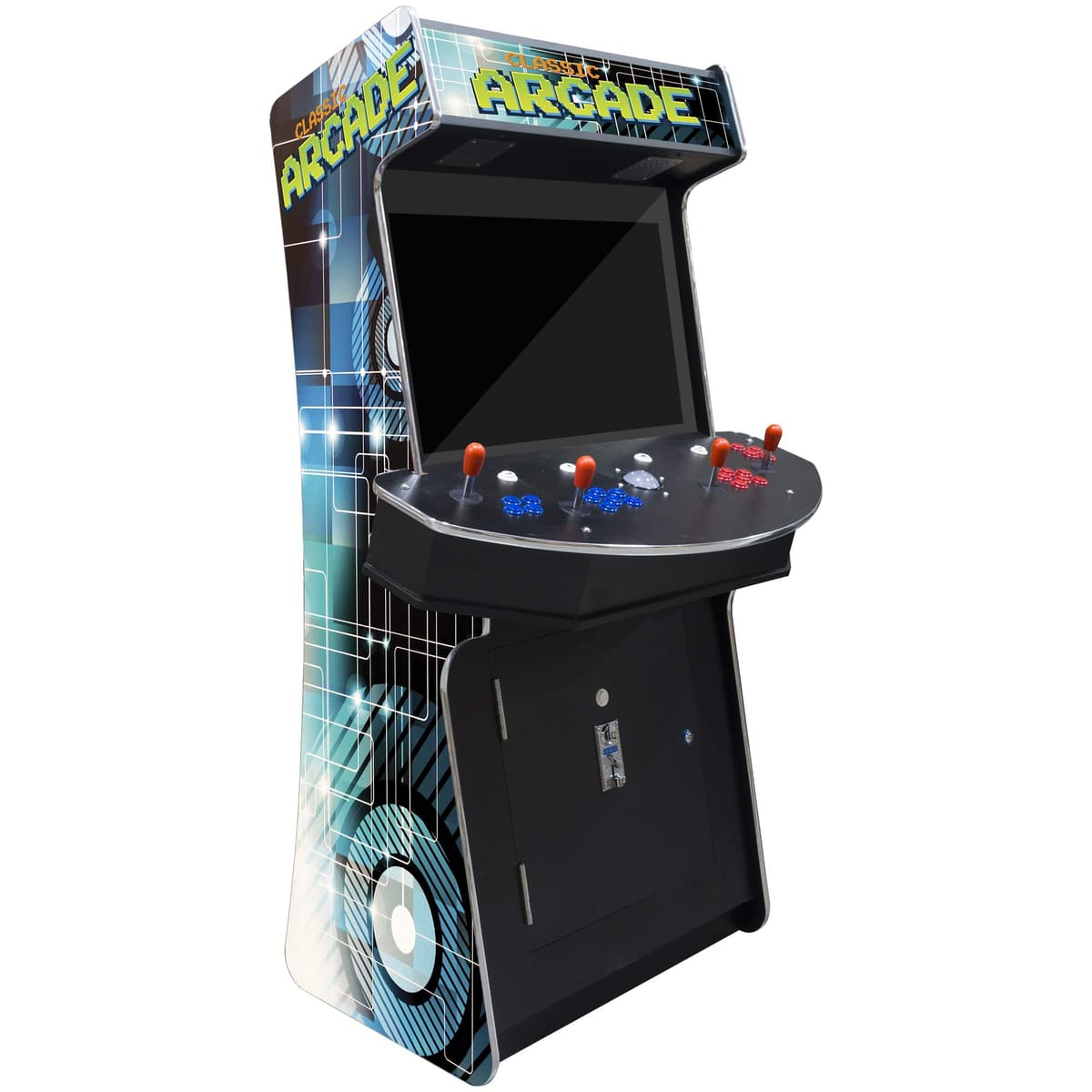 Creative Outdoor Distributor Máquina Arcade Comercial Slim Full-Size 4 Jugadores con Pantalla 32" 175145