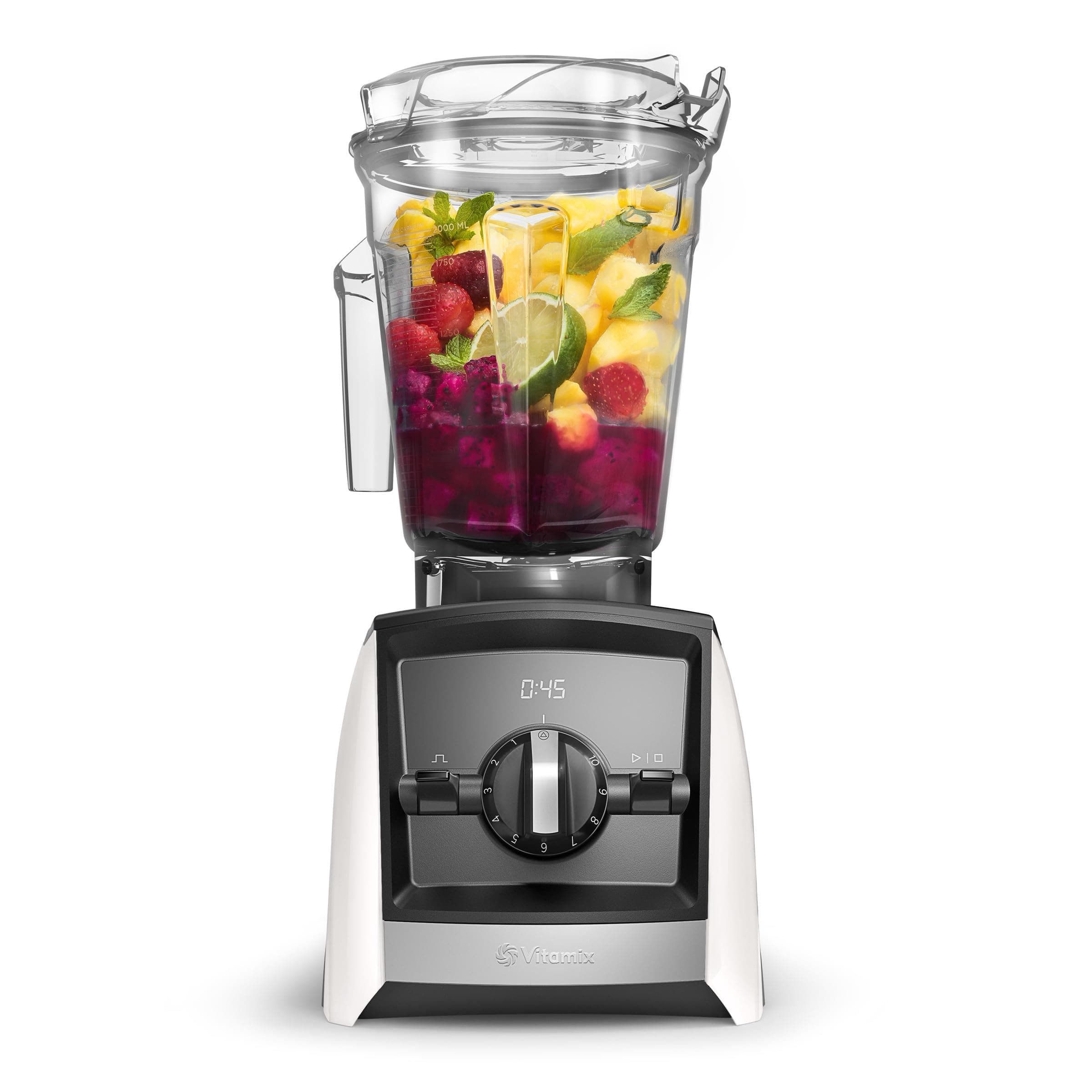 Vitamix A2300 Ascent Series Smart Blender, Profesional, Contenedor de Perfil Bajo de 64 oz, Blanco 062049