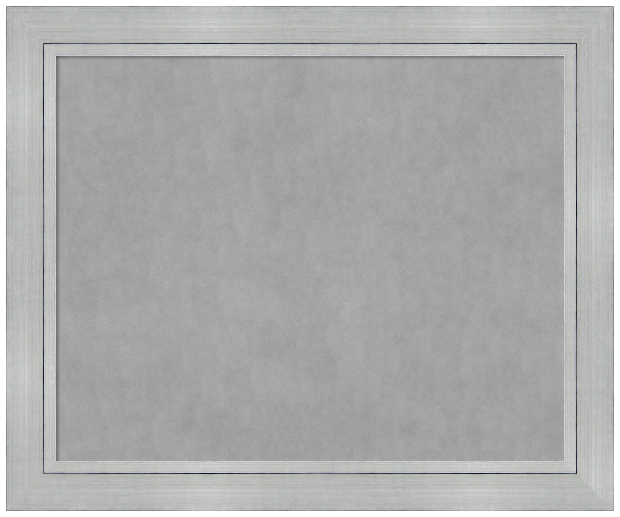 Amanti Art tablero magnético con marco Romano Silver 47 x 39 pulgadas 28583901222