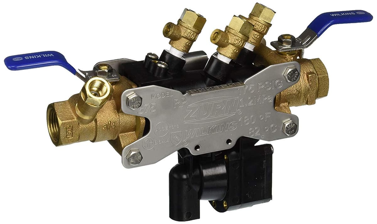 Wilkins 34-375 RPZ preventor de retroceso principio de presión reducida 3/4" 1
