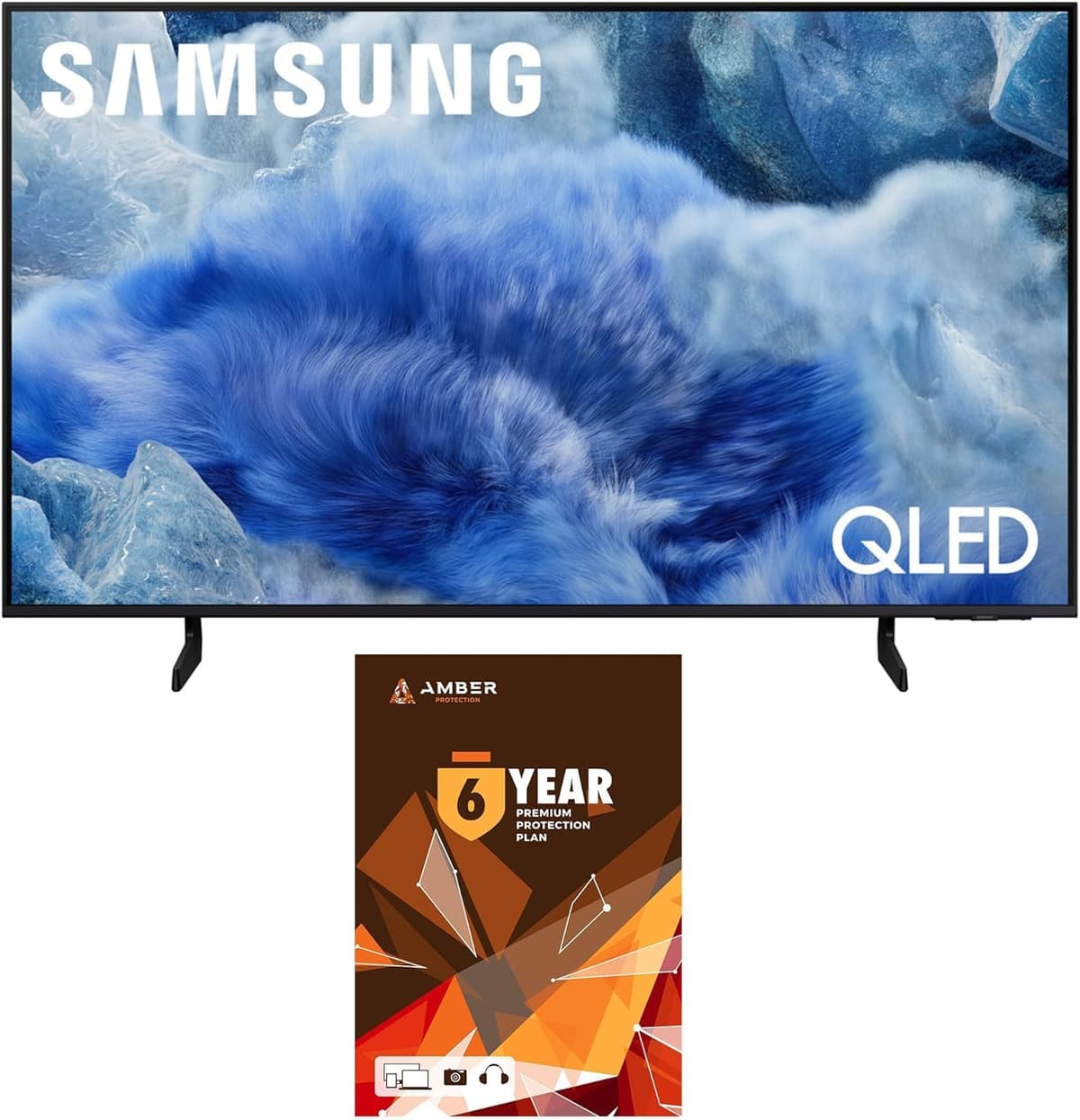 Samsung QN50Q8FAAFXZA TV QLED Q8F de 50 pulgadas 4K con Vision AI y plan de protección Amber de 6 años (2025) BNDL_QN50Q8FA-WRTY6-AMBER-SC