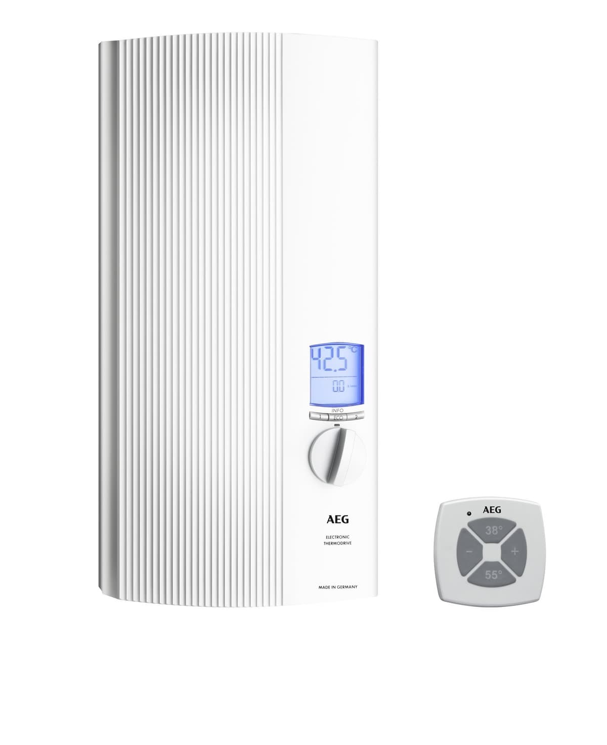 AEG DDLE ÖKO TD 222399 Calentador instantáneo electrónico, 27 kW, display LC