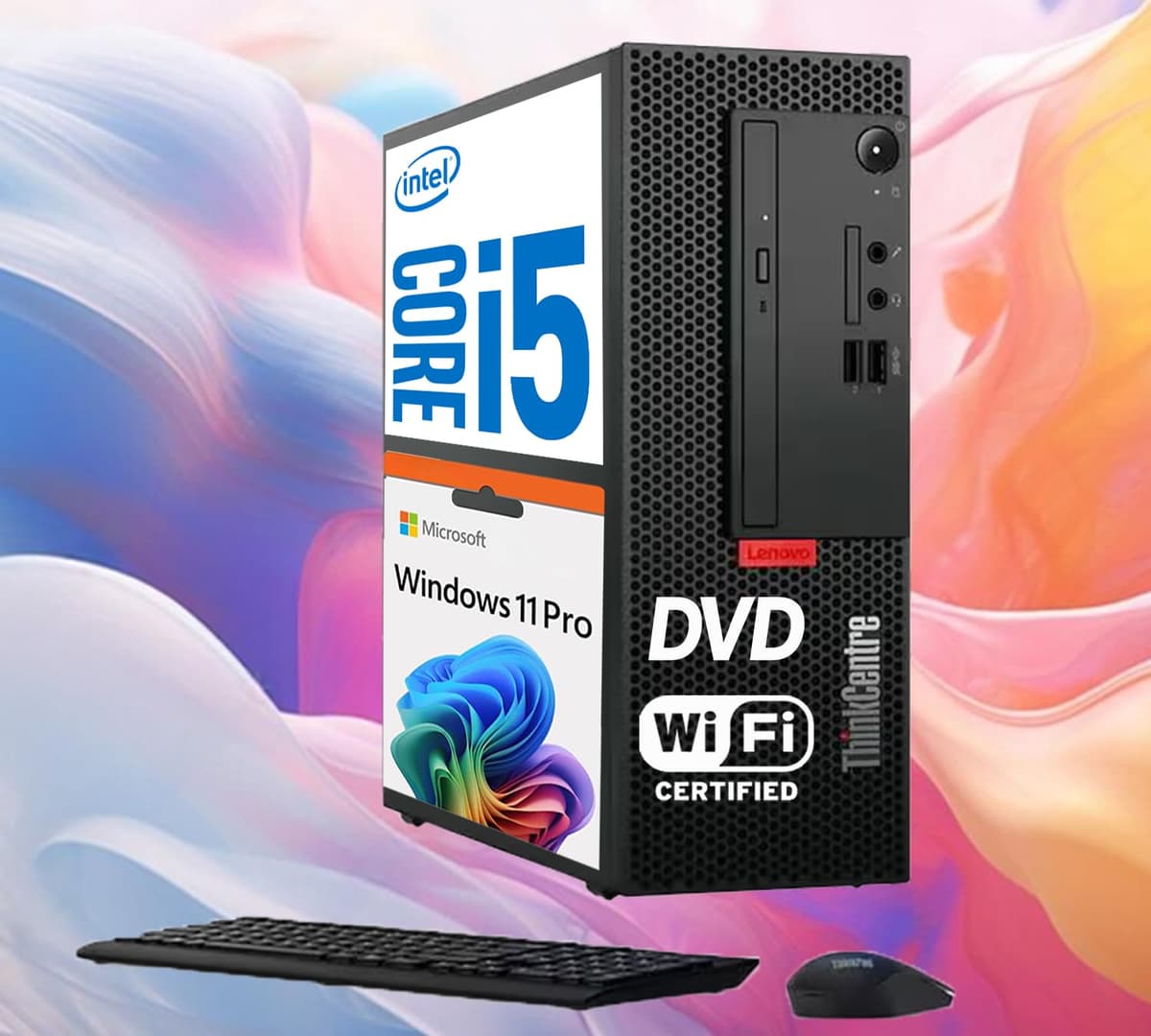 Lenovo IdeaCentre SFF Business Desktop, Intel i5 10ª Gen, 64GB DDR4, 2TB, Radeon 520 2GB, Win11 Pro DMM70C