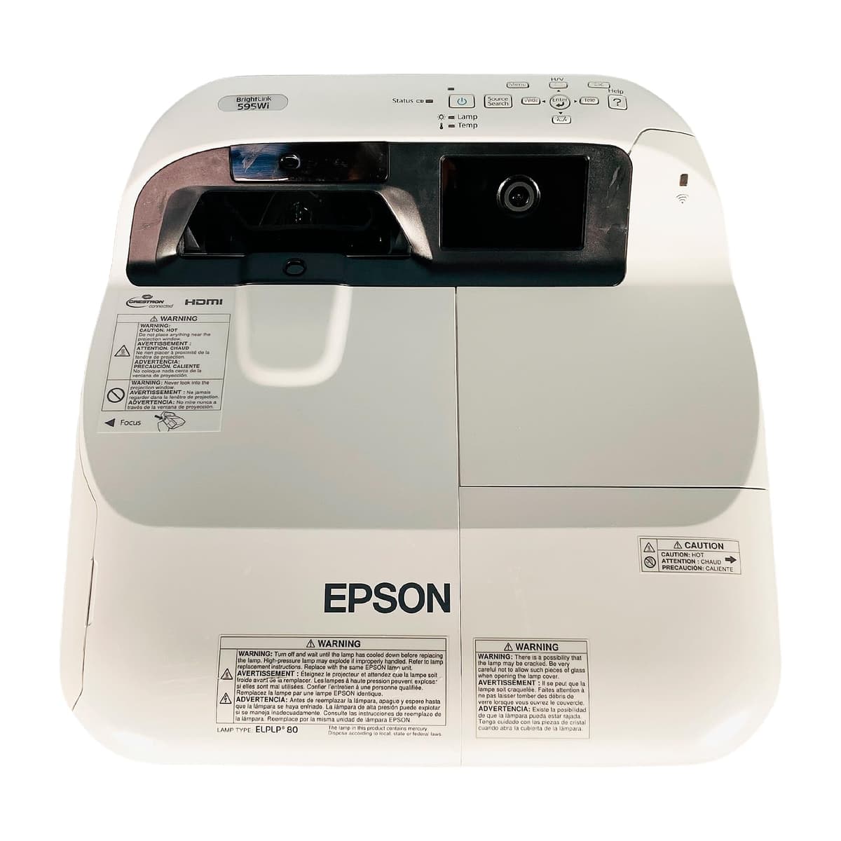Tekswamp Epson BrightLink 595Wi Proyector interactivo ultra corto WXGA 3300 ANSI (Bundle incluido)