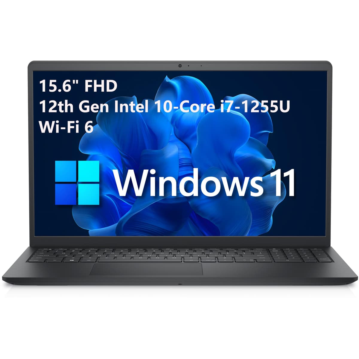 Dell Inspiron 15 3520 portátil de 15.6" FHD, Intel de 12.ª generación i7-1255U de 10 núcleos hasta 4.8 GHz, 16GB RAM DDR4, SSD PCIe de 1TB, WiFi 802.11ac, Bluetooth, Carbon Black, Windows 11 Home, Tichang I3520