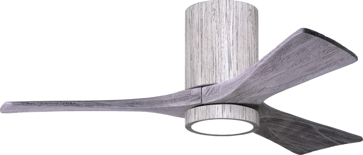 Matthews IR3HLK-BW-BW-42 Ventilador de techo Irene 42" con luz, control remoto y de pared, motor DC silencioso