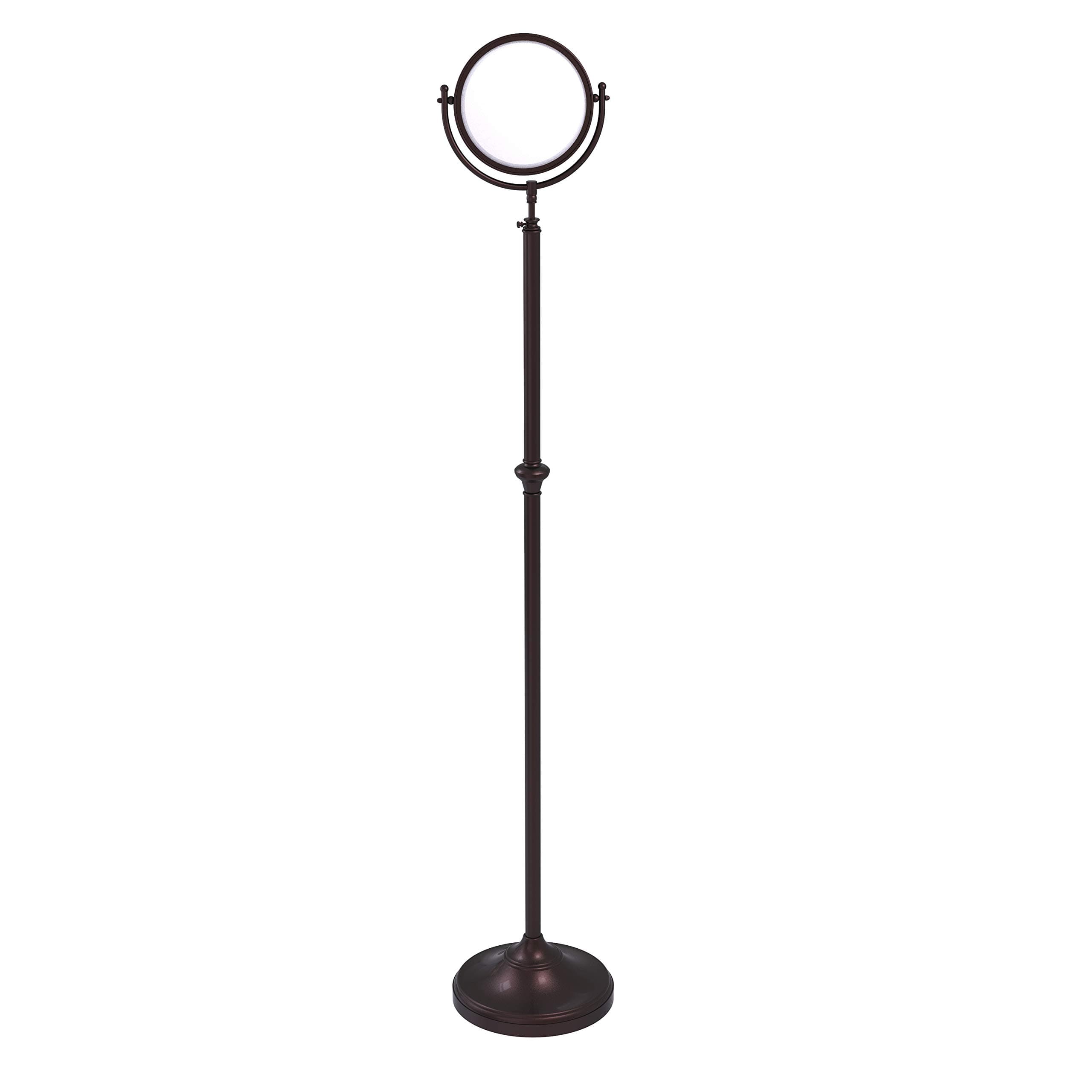 Allied Brass DMF-2/4X Espejo de Pie Ajustable 8" con Aumento 4X, Bronce Antiguo DMF-2/4X-ABZ