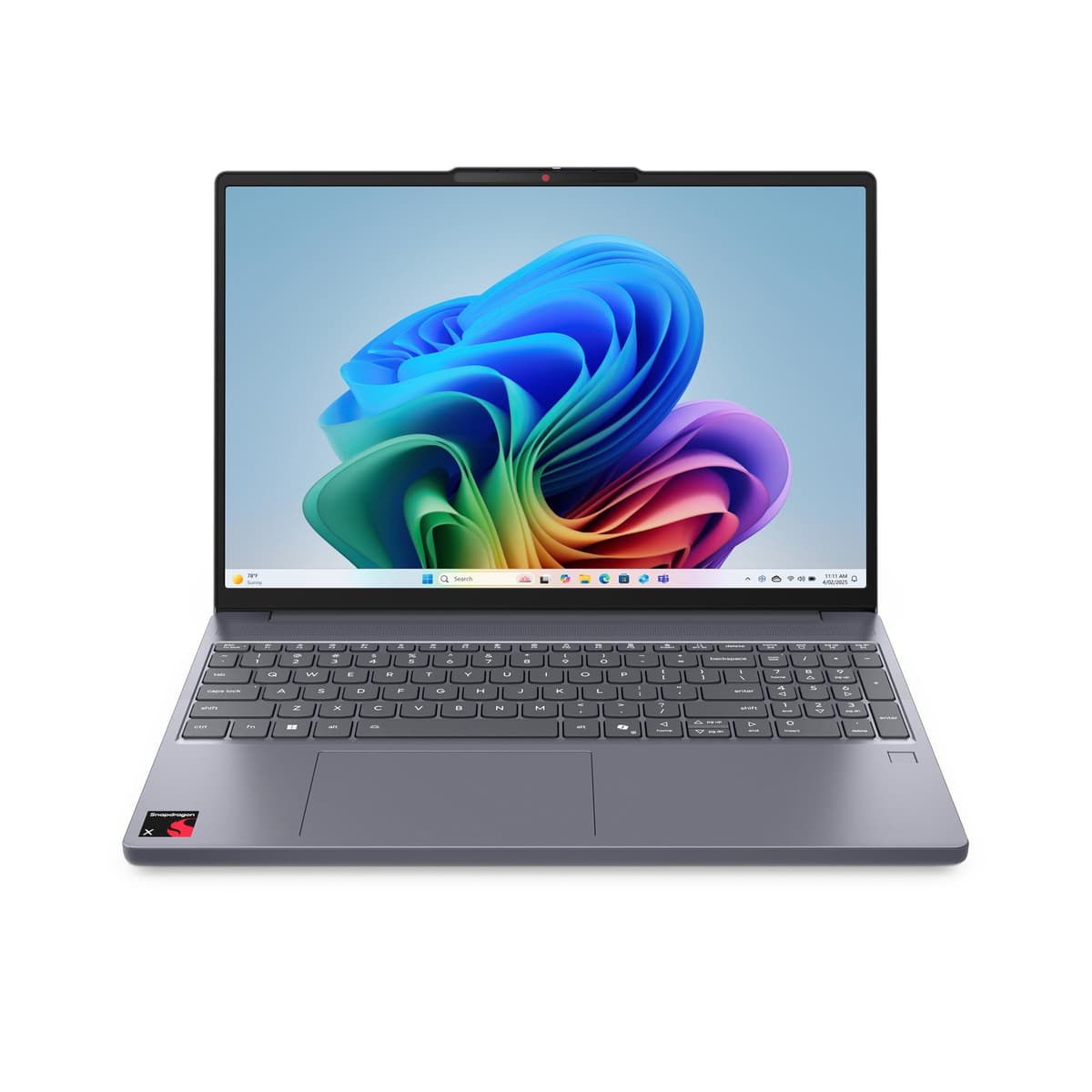 Lenovo IdeaPad Slim 3X - 2025 - Laptop AI para uso diario - Copilot+ PC - Pantalla WUXGA de 15.3" - 16 GB de memoria - 512 GB de almacenamiento - Qualcomm Snapdragon X - Gris Luna 83N30009US