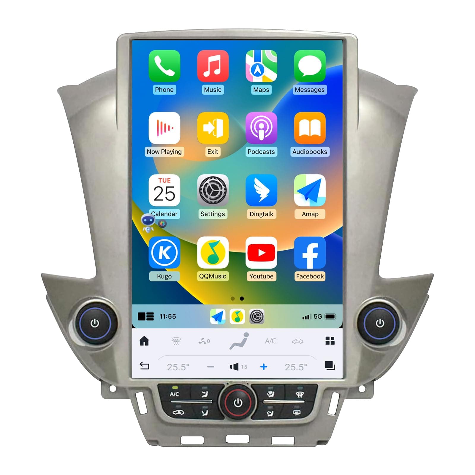 KiriNavi Radio Android 14.4" para Chevrolet Suburban/Tahoe/GMC Yukon 2014-2020 con CarPlay/Android Auto