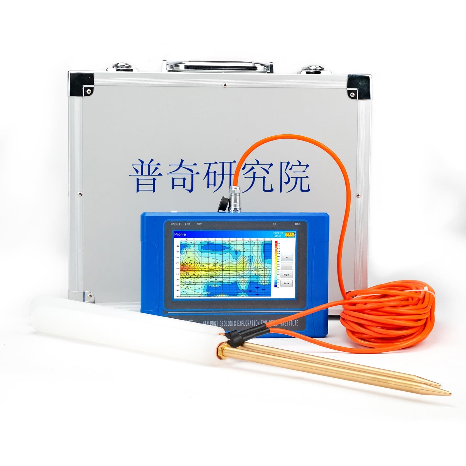 Detector subterráneo PQWT TC150 Auto Mapping 150M para prospección geofísica