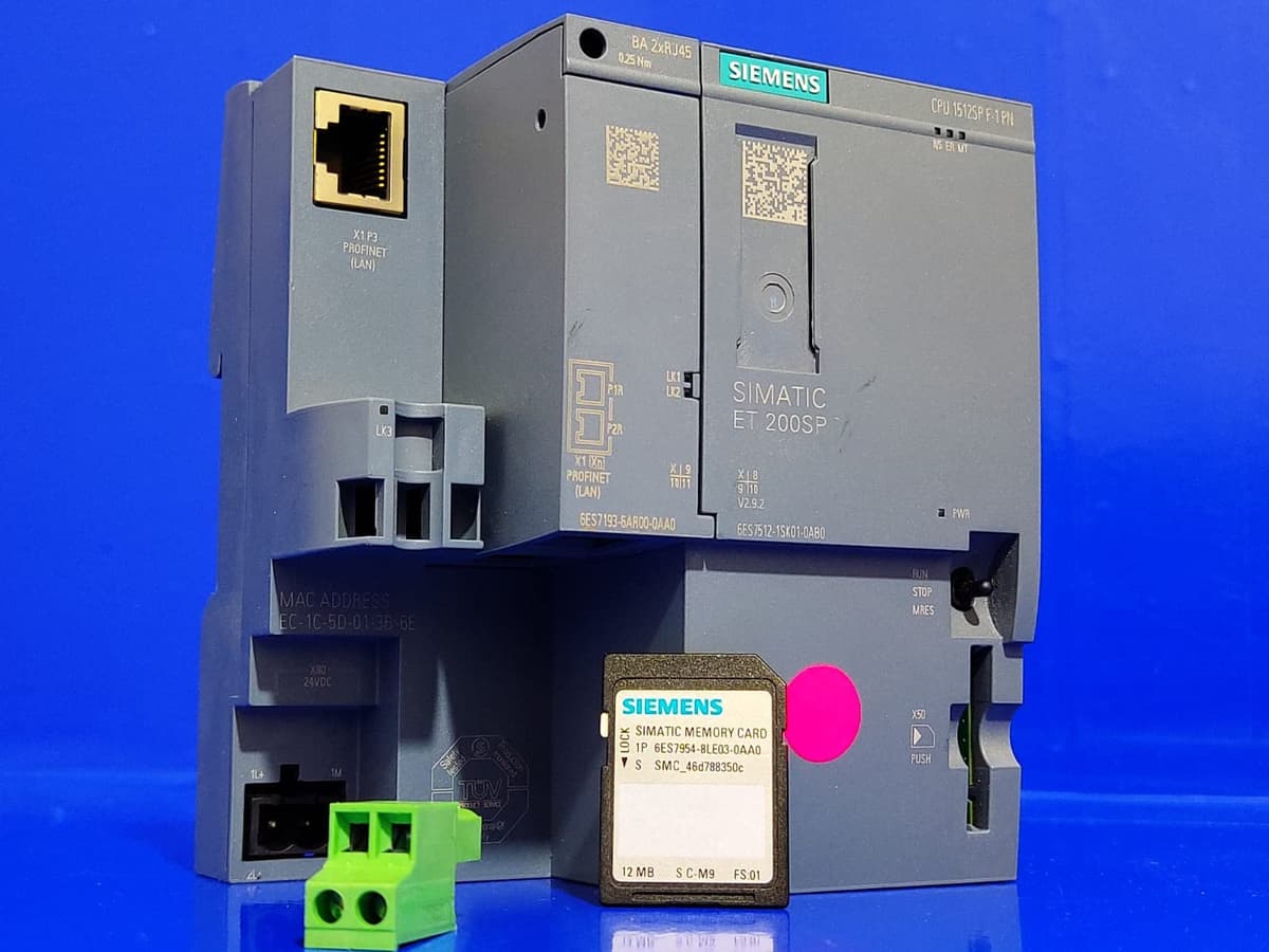 CPU SIEMENS SIMATIC S7-1500F 6ES7-512-1SK01-0AB0, CPU 1512SP F-1 PN