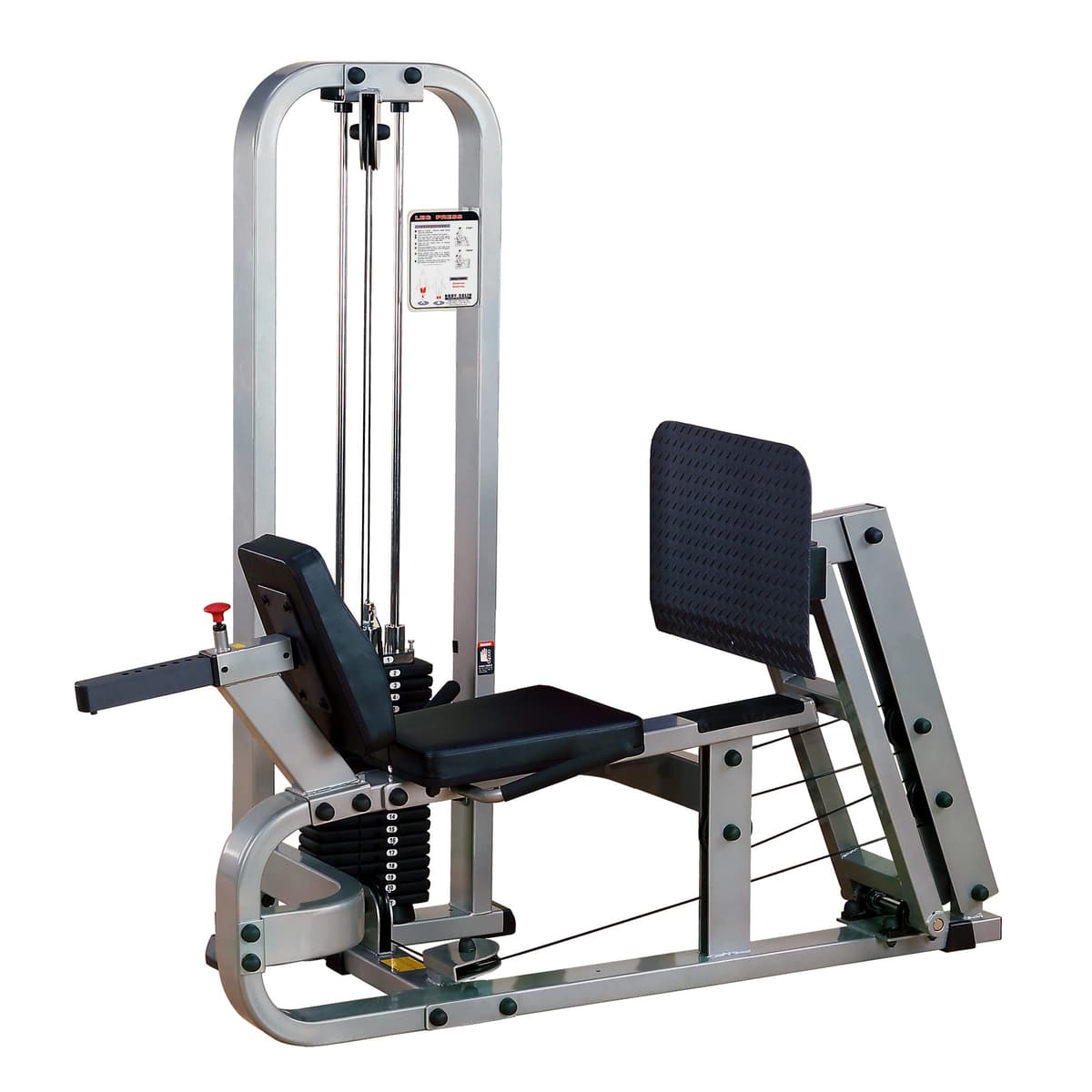 Body-Solid SLP500G/2 ProClubLine - Máquina Leg Press con pila de 210 lb