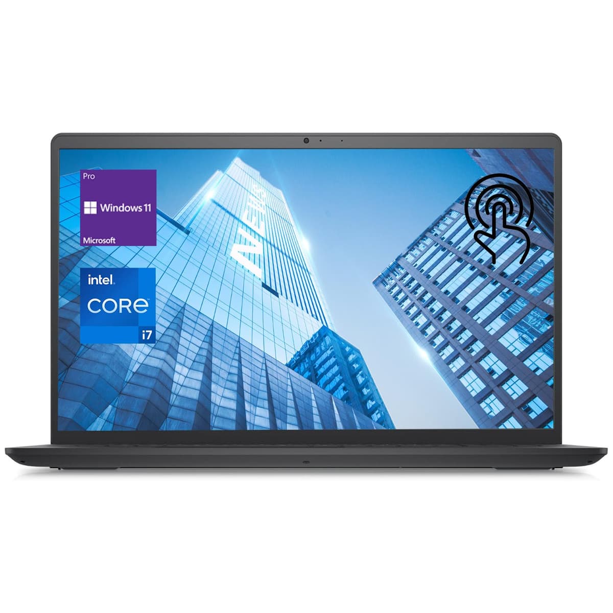 DELL Inspiron 3520 15.6" táctil Business, Intel Core i7-1255U, 64GB RAM, 2TB SSD, Windows 11 Pro, Negro Inspiron 15 3520