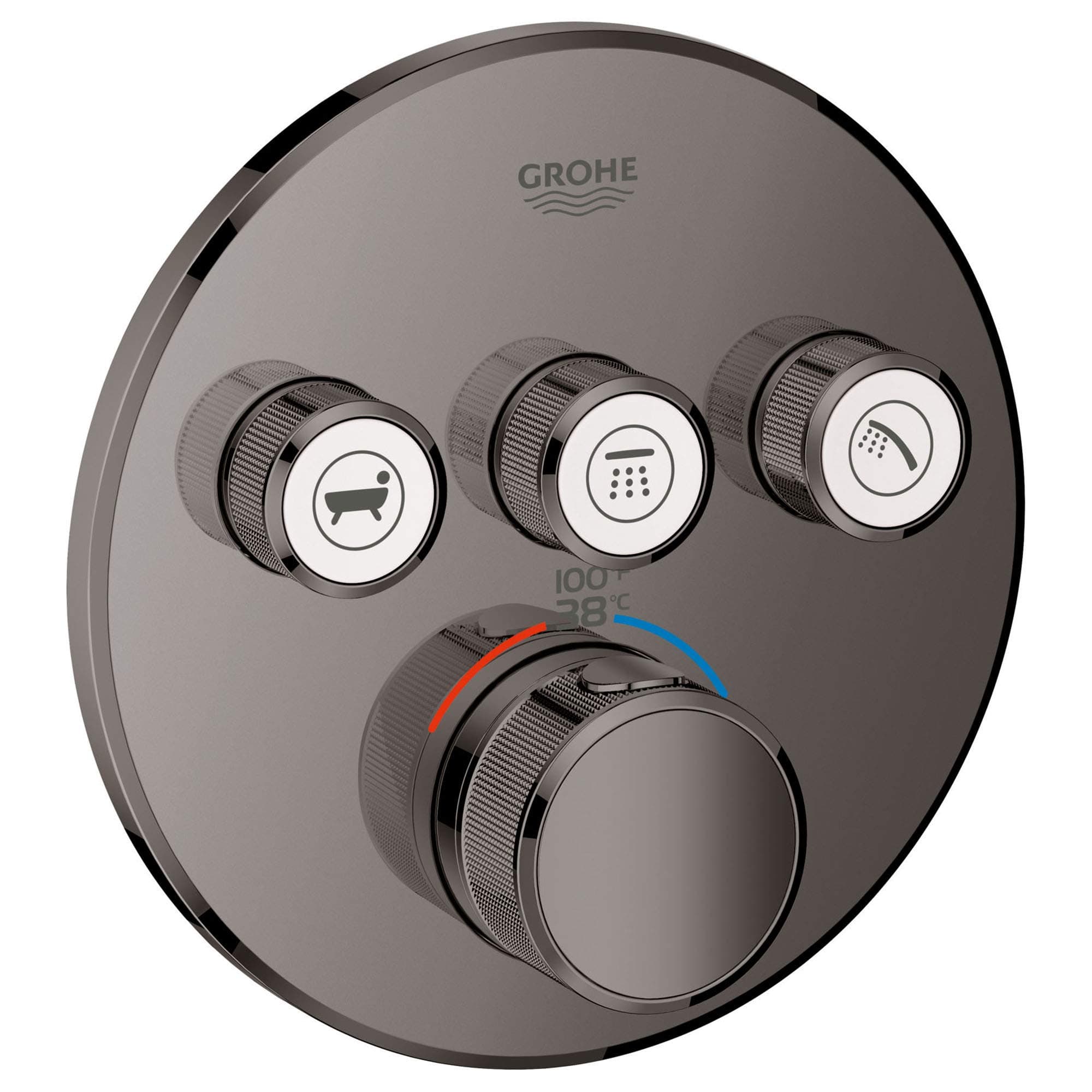 GROHE GROHTHERM SmartControl - Plato triple de válvulas termostáticas 29138A00