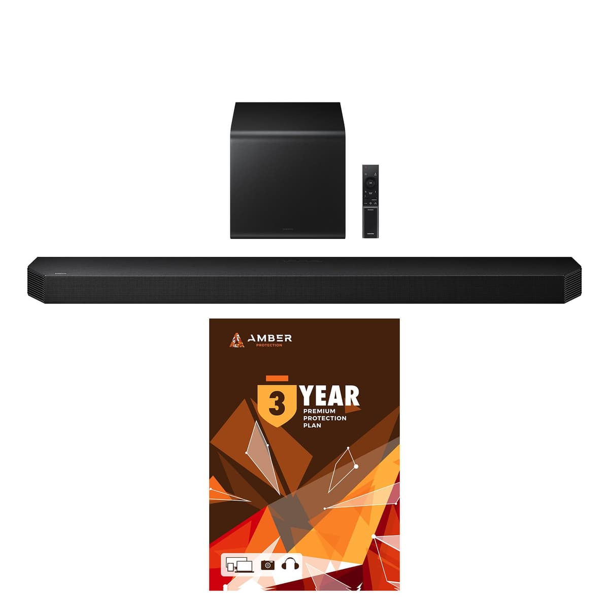 Samsung HW-Q800F Q Series Soundbar 5.1.2 con plan Amber Protection 3 años (2025) BNDL_HWQ800F-WRTY3-AMBER-SC