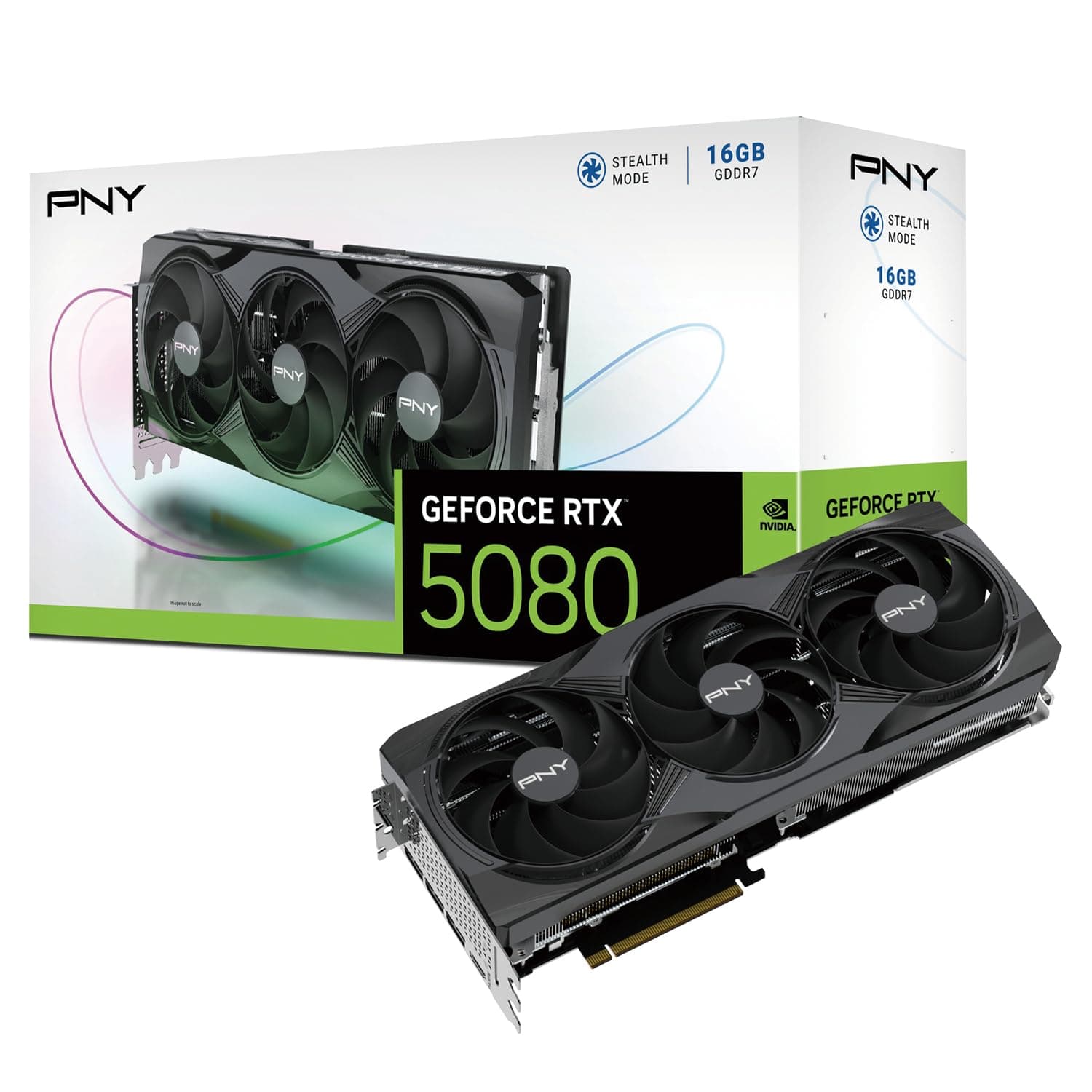 PNY GeForce RTX 5080 Triple Fan - GPU con Blackwell y GDDR7 VCG508016TFXPB1