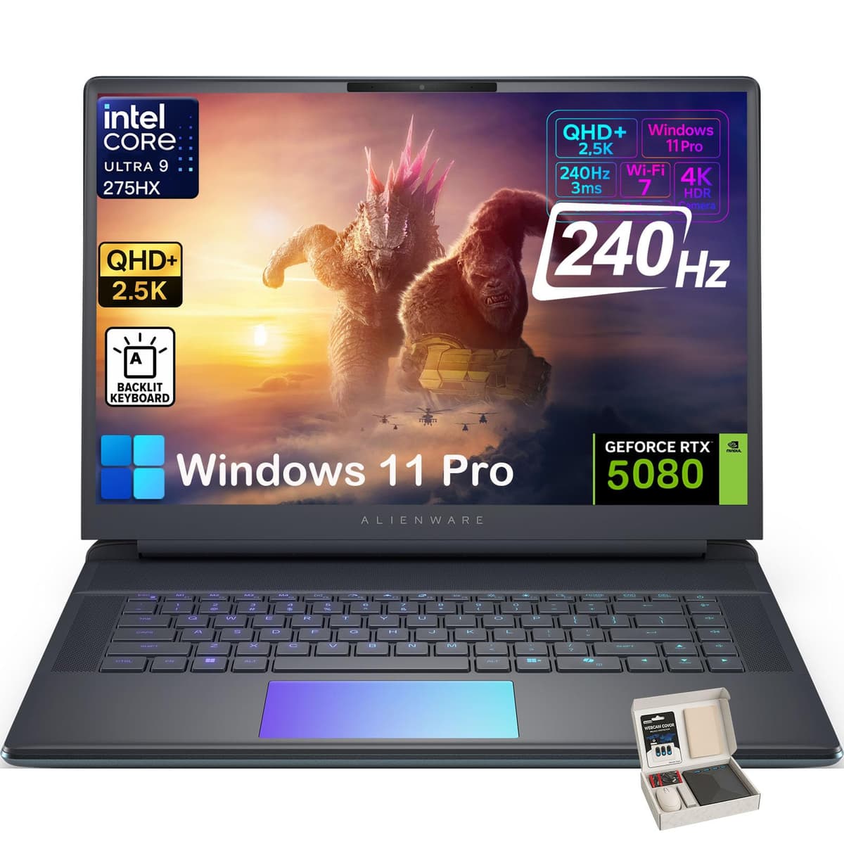 Alienware 16 Area-51 Laptop Gaming 16" QHD+ RTX 5080 Intel Ultra 9 275HX Alienware 16 Area-51 Gaming Laptop