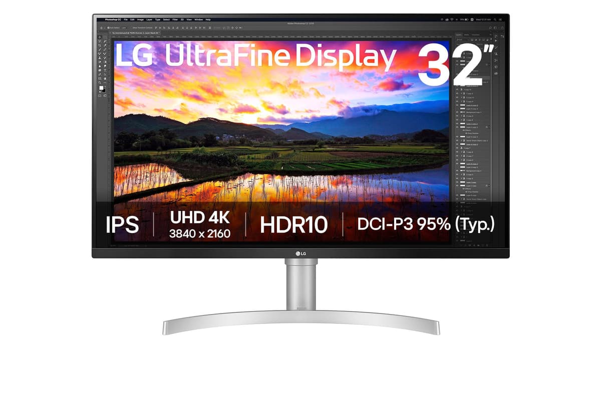 LG 32" UHD IPS 4K Monitor 32UN650K-W - Blanco
