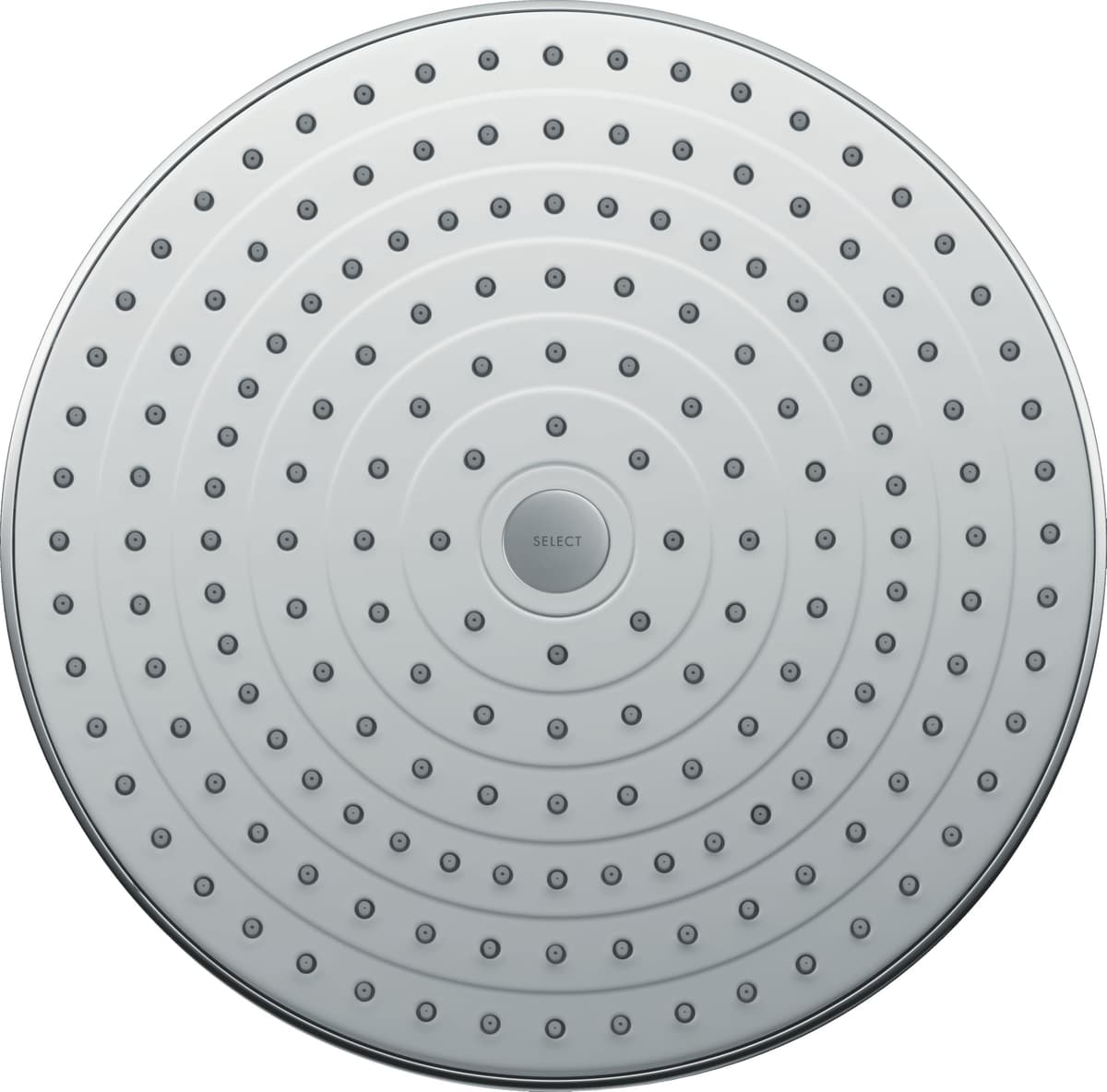 Ducha de techo hansgrohe Raindance Select S 300 con brazo 390 mm, 2 modos, white/chrome 27378400